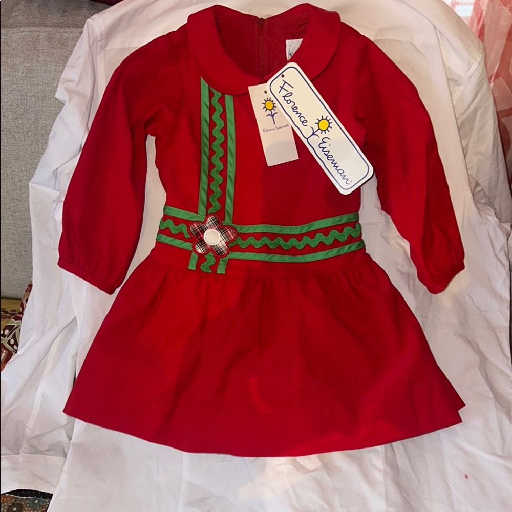 Florence Eiseman Red and Green Seasonal Costume